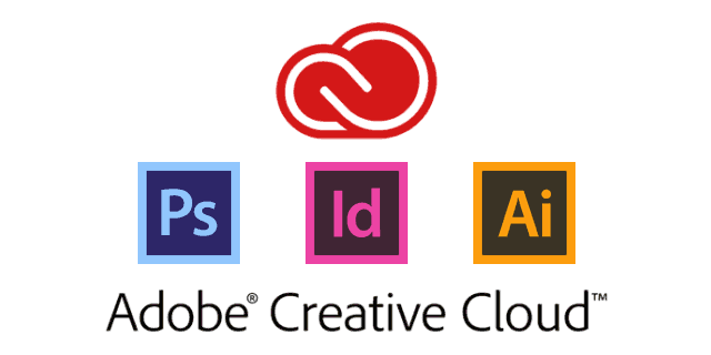 Adobe Creative Cloud - Photoshop, InDesign and Illustrator